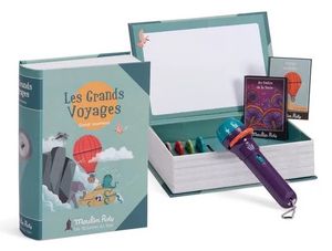 livre lampe à histoires les grands voyages Moulin Roty